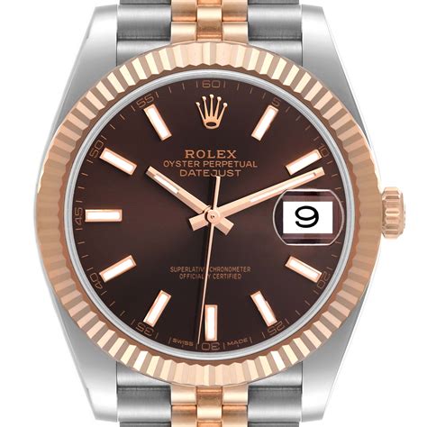 rolex datejust 41mm steel and everose gold|36mm rolex datejust rose gold.